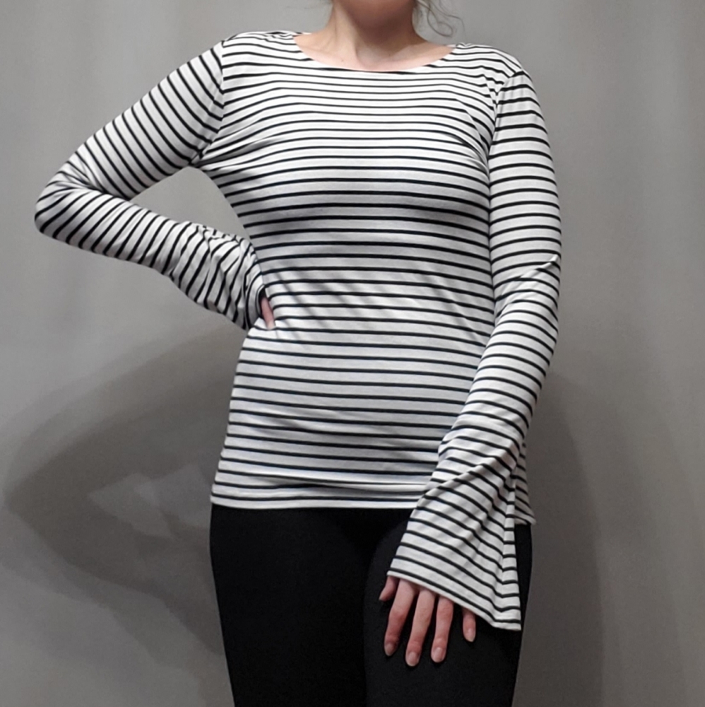 Tall Flute Sleeve Top